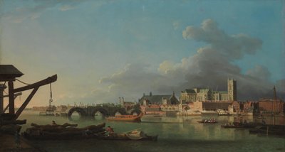 La Construcción del Puente de Westminster de Samuel Scott