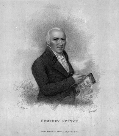 Humphry Repton, grabado por William Holl Sr, 1802 de Samuel Shelley