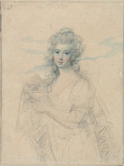 Retrato de una joven como Psique de Samuel Shelley