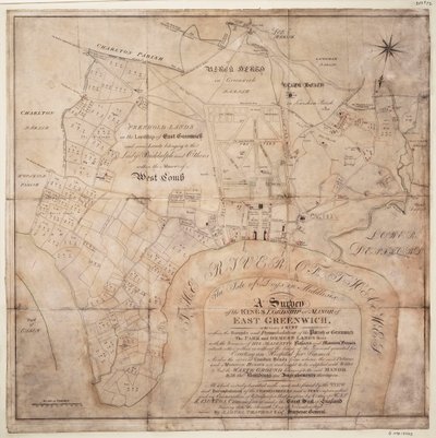Un estudio del señorío de East Greenwich". de Samuel Travers
