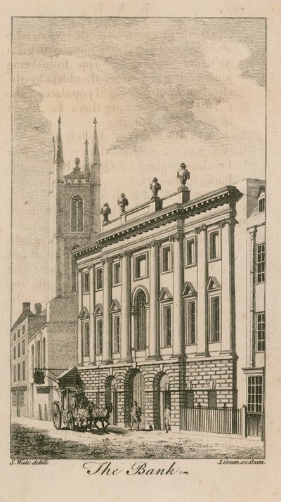 Banco de Inglaterra, edificio de George Sampson, 1734 de Samuel Wale