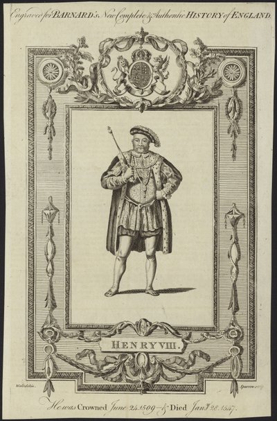 Rey Enrique VIII de Inglaterra de Samuel Wale