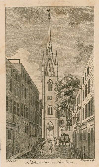 San Dunstan en el Este, Londres de Samuel Wale