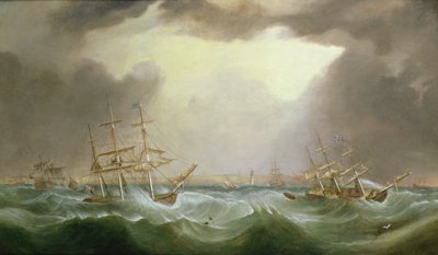 El Gran Temporal del 6 y 7 de enero de 1839, 1882 de Samuel Walters