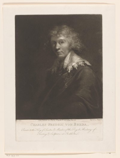 Retrato de Carl Frederik von Breda de Samuel William Reynolds (I)