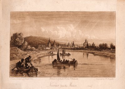 Namur desde el Mosa de Samuel William Reynolds