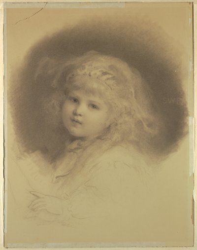 Retrato de una niña de Samuel Worcester Rowse