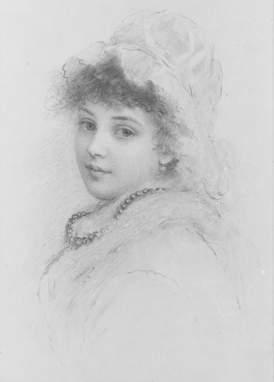 Retrato de una joven de Samuel Worcester Rowse