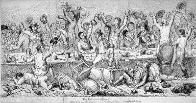 La Cena de los Reformadores, 1809 de Samuel de Wilde