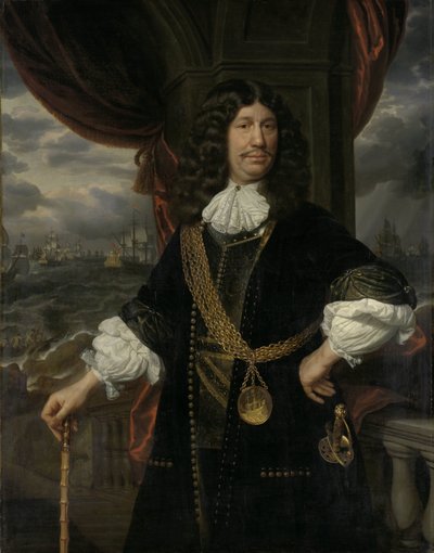 Retrato de Mattheus van den Broucke (1620-1685). Consejero de las Indias de Samuel van Hoogstraten