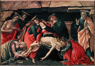 Deploración. Álamo ... de Sandro (1444/5-1510) Botticelli