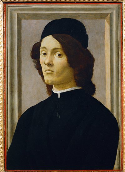Retrato de un joven ... de Sandro (1444/5-1510) Botticelli