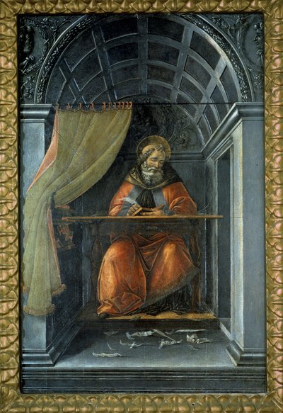 San Agustín en su celda de Sandro (1444/5 1510) Botticelli