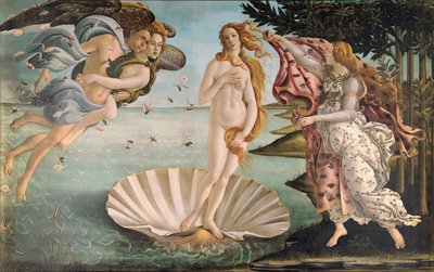 El nacimiento de Venus de Sandro Botticelli