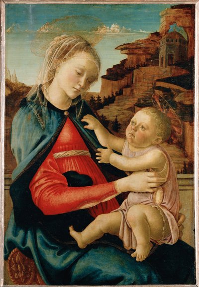 Virgen con el Niño ... de Sandro (1444/5-1510) Botticelli