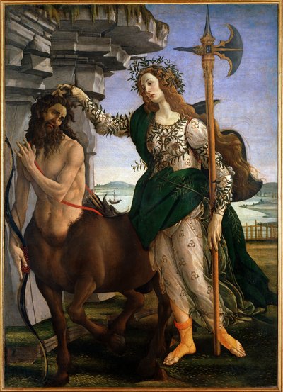 Palas y el Centauro de Sandro Botticelli