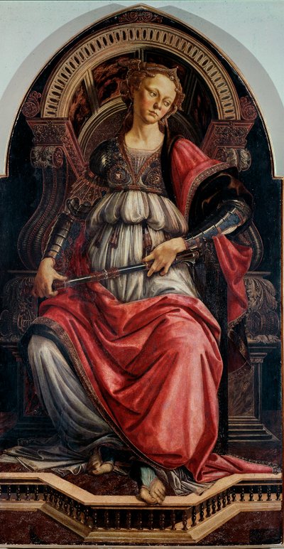 Alegoría de la Fuerza de Sandro Botticelli