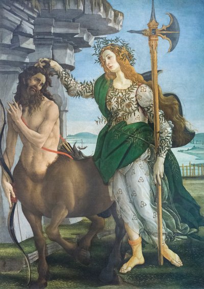 Pallas y el centauro de Sandro Botticelli