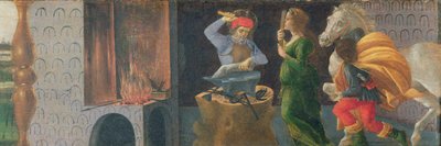 El Milagro de San Eligio, panel predela del Retablo de San Marcos, c.1488-90 de Sandro Botticelli