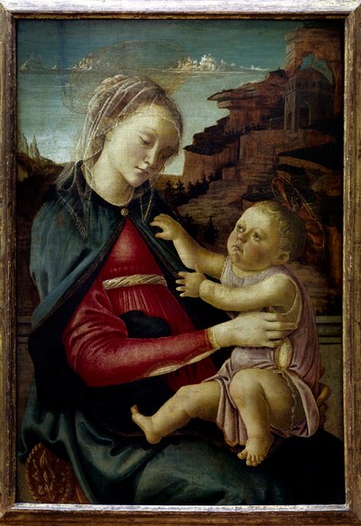 La Virgen y el Niño llamada la Madonna de los Guidi de Faenza de Sandro Botticelli