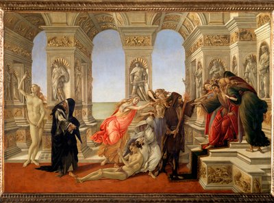 La calumnia de Apeles de Sandro Botticelli