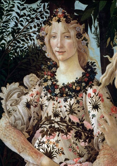 La primavera (detalle) de Sandro Botticelli