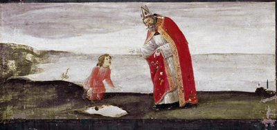 Visión de San Agustín (detalle) de Sandro Botticelli