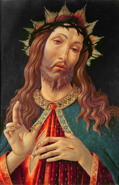 Ecce Homo, o El Redentor de Sandro (attr. to) Botticelli