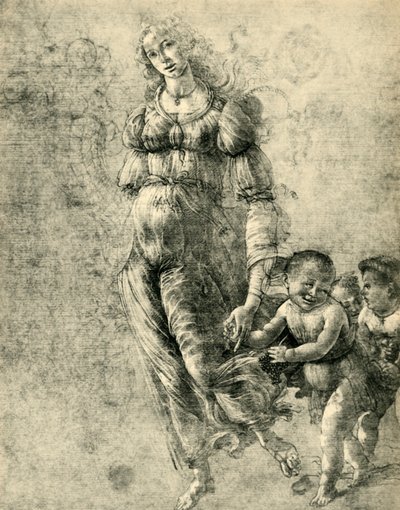 Abundancia o Otoño, 1480-1485, 1943 de Sandro Botticelli