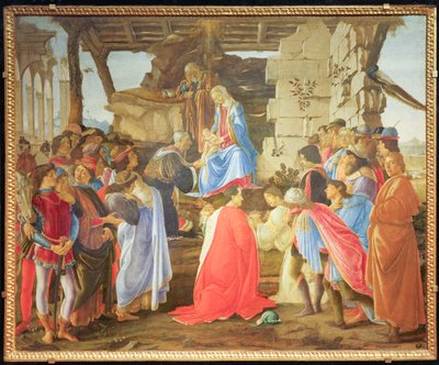 Adoración de los Reyes Magos de Sandro Botticelli