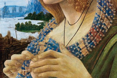 Retrato alegórico de una mujer Simonetta Vespucci. (detalle), 1480-1490 de Sandro Botticelli