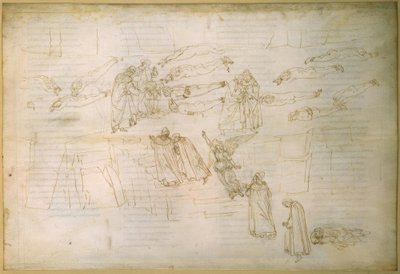 El sueño de las sirenas de Dante de Sandro Botticelli