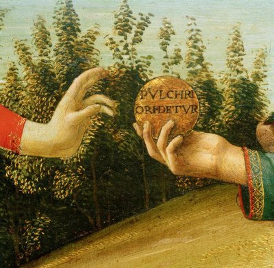 El juicio de Paris (Manos con manzana) de Sandro Botticelli