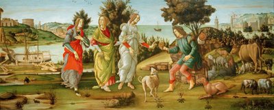El Juicio de Paris de Sandro Botticelli