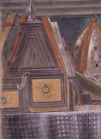 Detalle de San Agustín en su celda de Sandro Botticelli