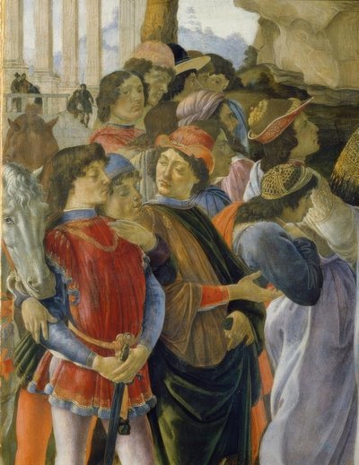 La adoración de los Reyes de Sandro Botticelli