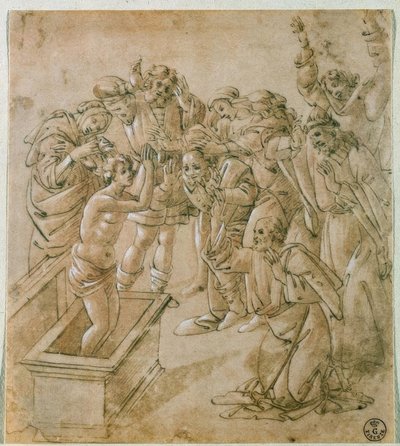 La resurrección del hijo de Teófilo de Sandro Botticelli