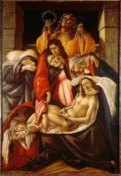 El llanto de Cristo de Sandro Botticelli