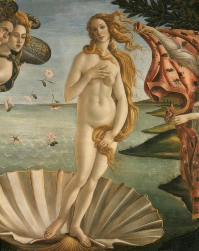 El nacimiento de Venus de Sandro Botticelli