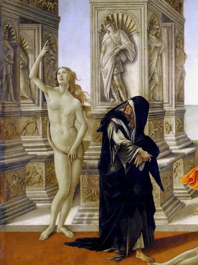 La calumnia (detalle) de Sandro Botticelli