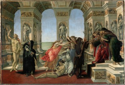 La Calumnia de Apeles de Sandro Botticelli