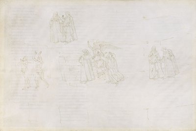 Dibujos para la «Divina Comedia» de Dante (Purgatorio, canto XVII) de Sandro Botticelli