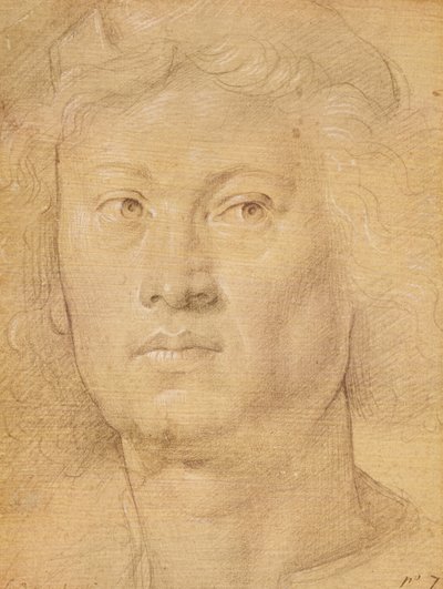 Cabeza de un ángel de Sandro Botticelli
