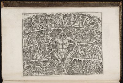 Ilustración para el Infierno de Dante de Sandro Botticelli