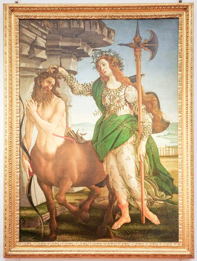 Italiano: Pallas y el Centauro Pallas y el Centauro de Sandro Botticelli