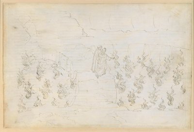 La Divina Comedia, Infierno XXVII: Octavo círculo del infierno (Malebolge), 8.ª bolgia: castigo a los falsos consejeros; conversación con Guido da Montefeltro de Sandro Botticelli