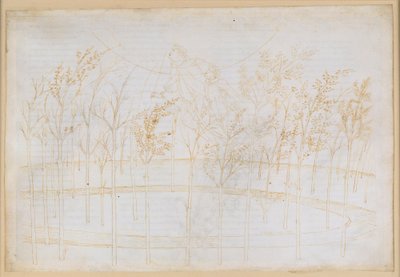 La Divina Comedia, Paraíso I: Ascenso al cielo de fuego. Beatriz explica a Dante las fuerzas que rigen el universo de Sandro Botticelli