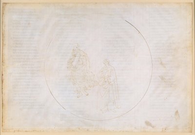 La Divina Comedia, Paraíso XVI. Quinta esfera planetaria (Cielo de Marte): Cacciaguida lamenta la decadencia moral en Florencia de Sandro Botticelli