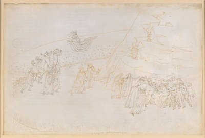 La Divina Comedia, Purgatorio III. Antepurgatorio (Anillo de las Islas): la penitencia de los fallecidos en excomunión; conversación con Manfredo de Hohenstaufen de Sandro Botticelli