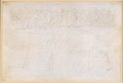 La Divina Comedia, Purgatorio XXV. Ascenso al séptimo círculo del Purgatorio: explicación sobre la materialidad de las sombras; penitencia de los lujuriosos de Sandro Botticelli